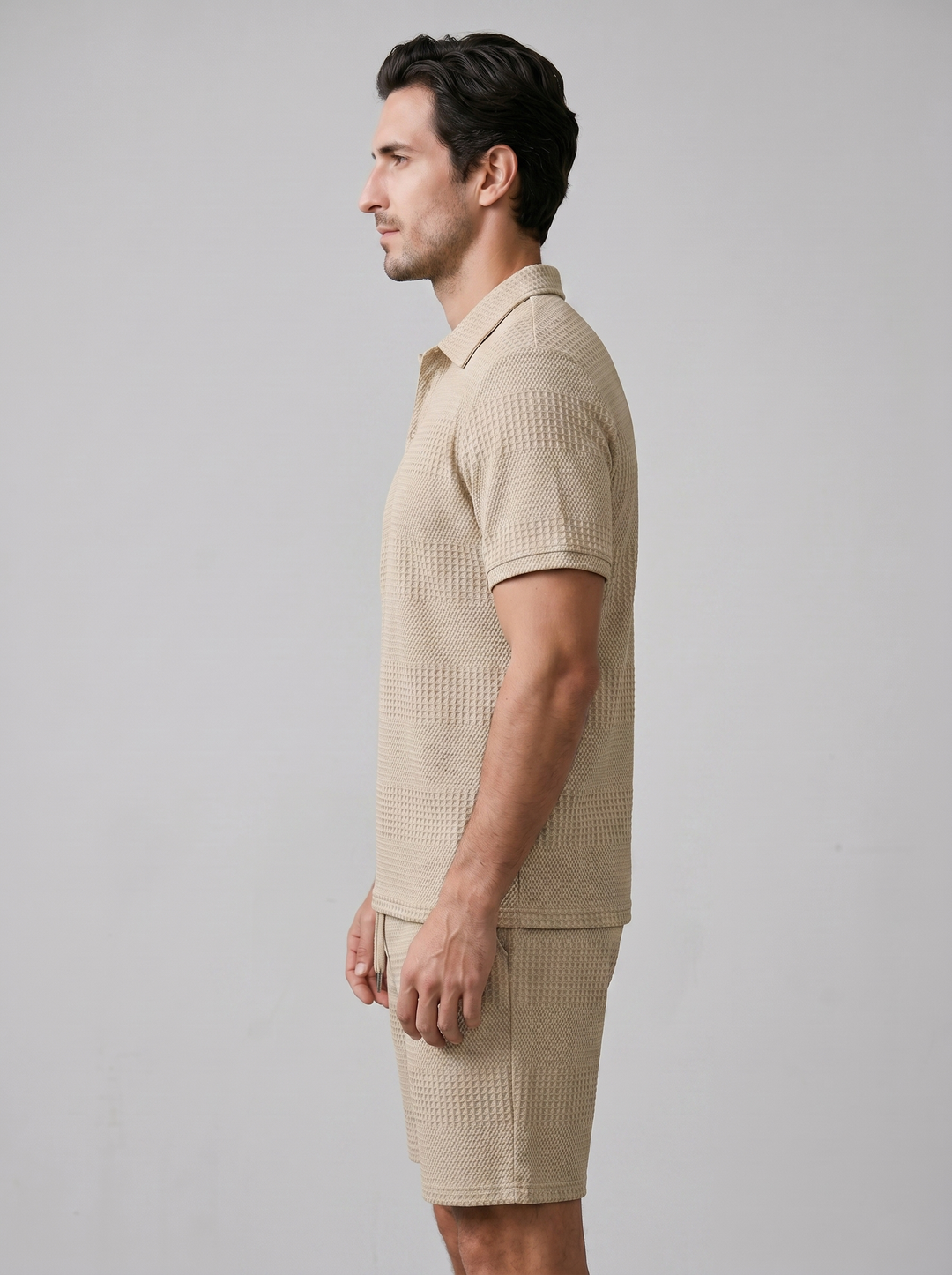 Poloshirt En Shorts Set Heren Casual Zomer