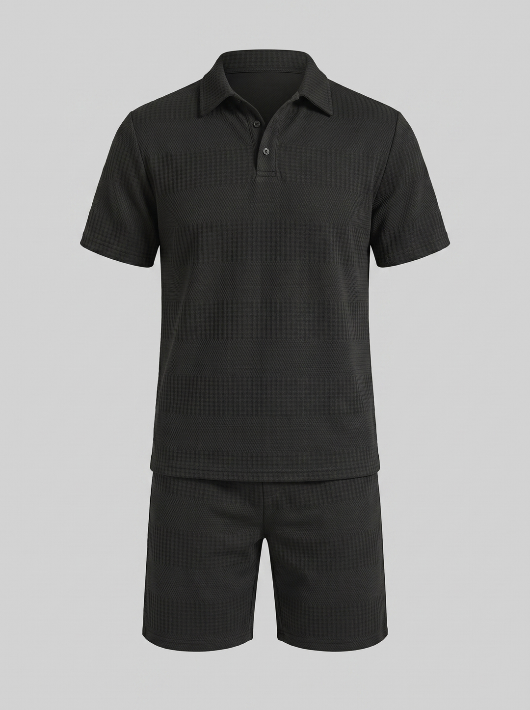 Poloshirt En Shorts Set Heren Casual Zomer
