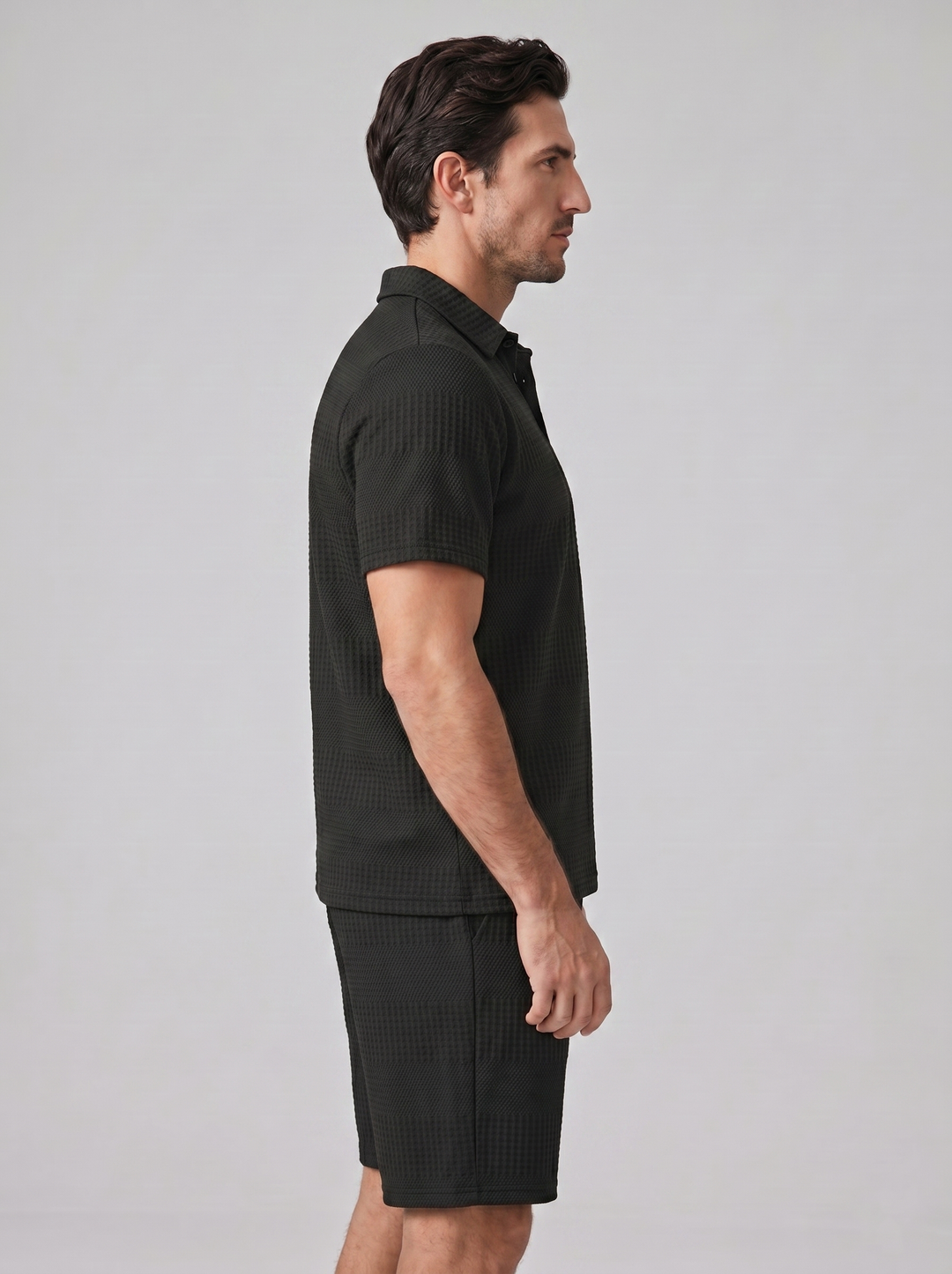 Poloshirt En Shorts Set Heren Casual Zomer