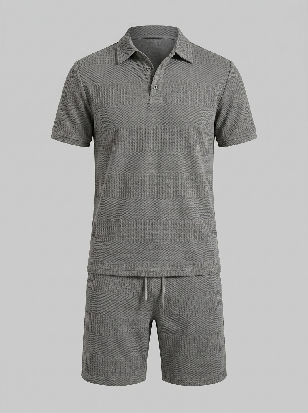 Poloshirt En Shorts Set Heren Casual Zomer