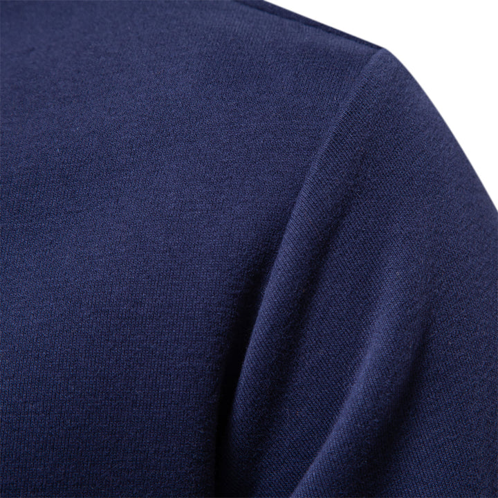 Poloshirt Heren Lange Mouwen Slim Fit Casual