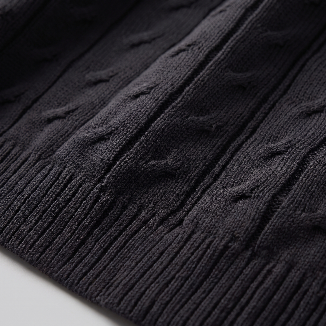 Poloshirt Heren Textured Knit Casual Zomer