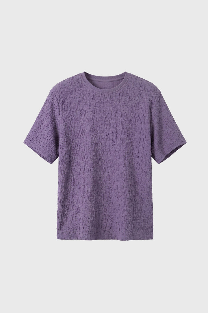 T-shirt Heren - Gestructureerde Textuur | Moderne Stijl