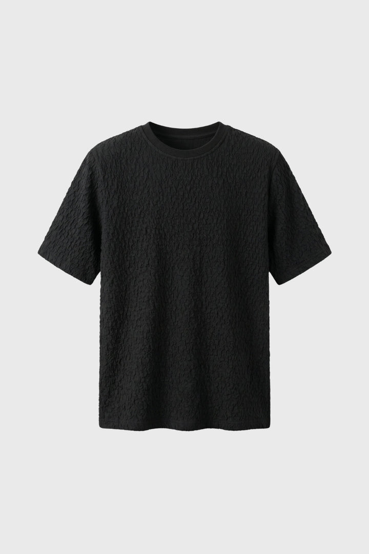 T-shirt Heren - Gestructureerde Textuur | Moderne Stijl