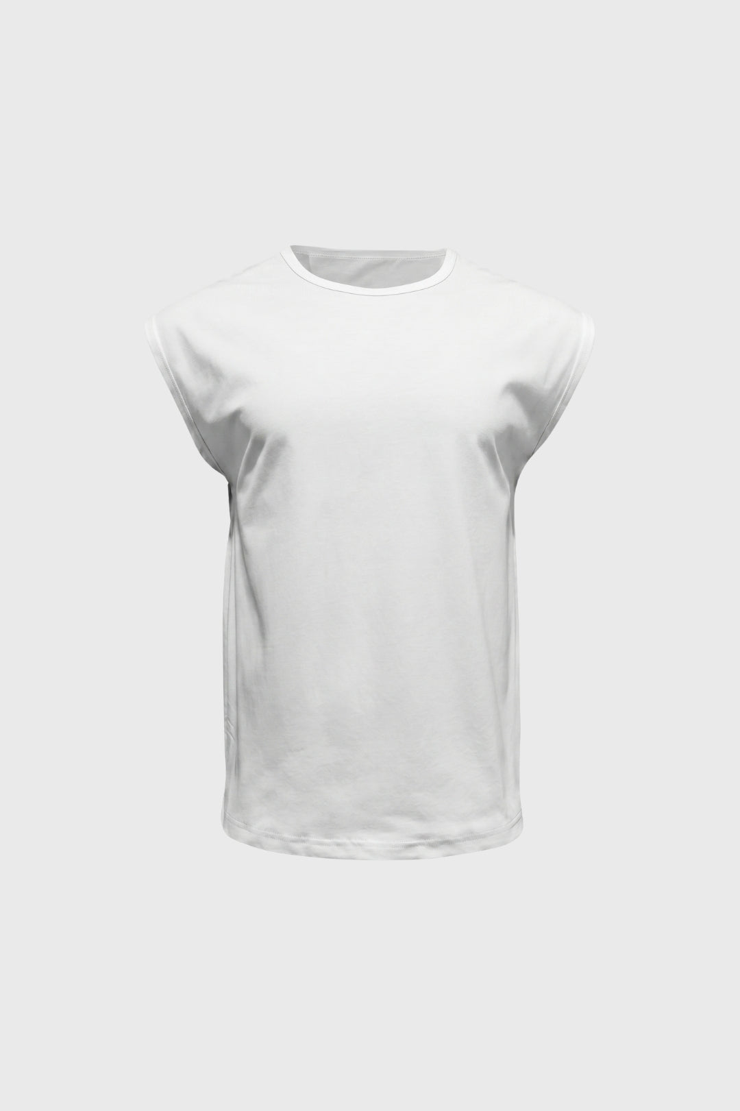 Mouwloze T-shirt Heren - Oversized Pasvorm | Ronde Hals