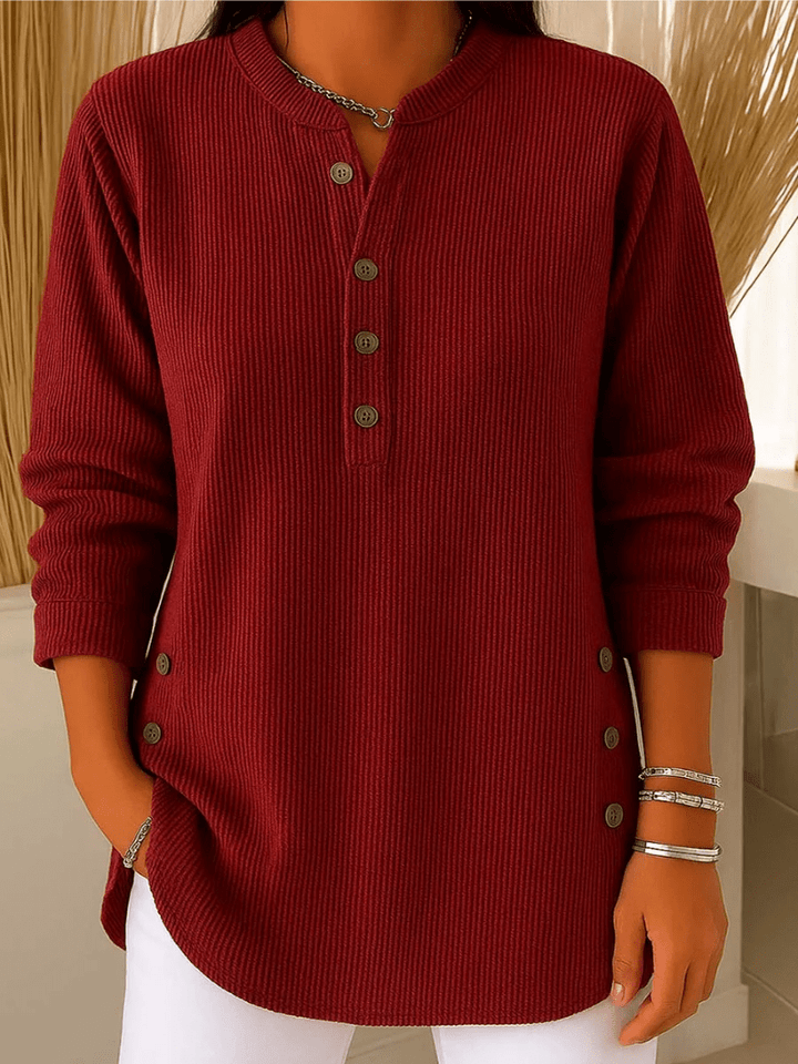 Dames Trui met Subtiele Strikdetails