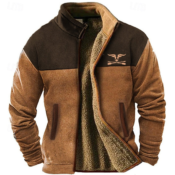 Weldon | Robuuste Twee-Tonige Fleece Jas