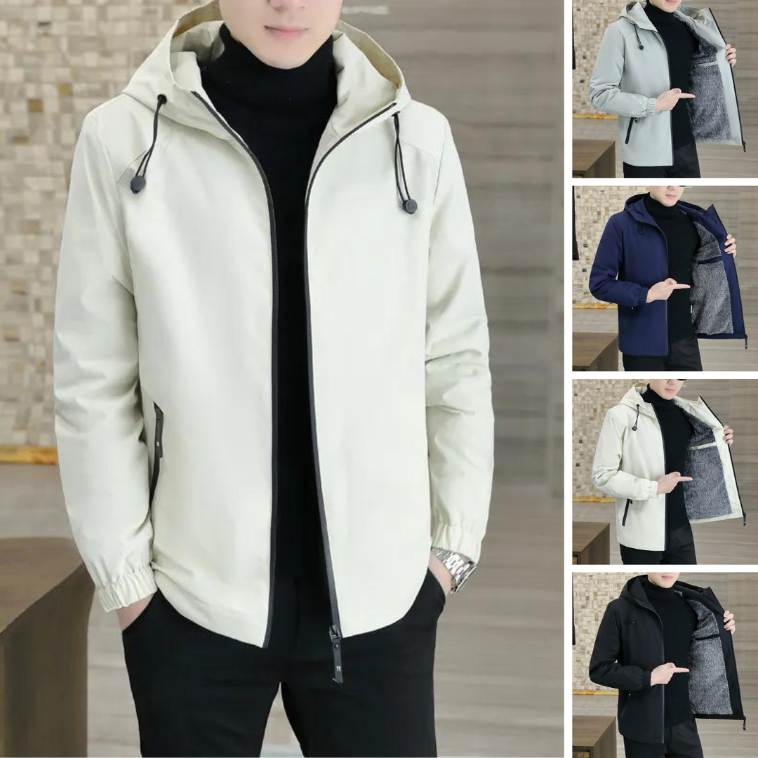 Quinten | Trendy hoodie jack voor heren