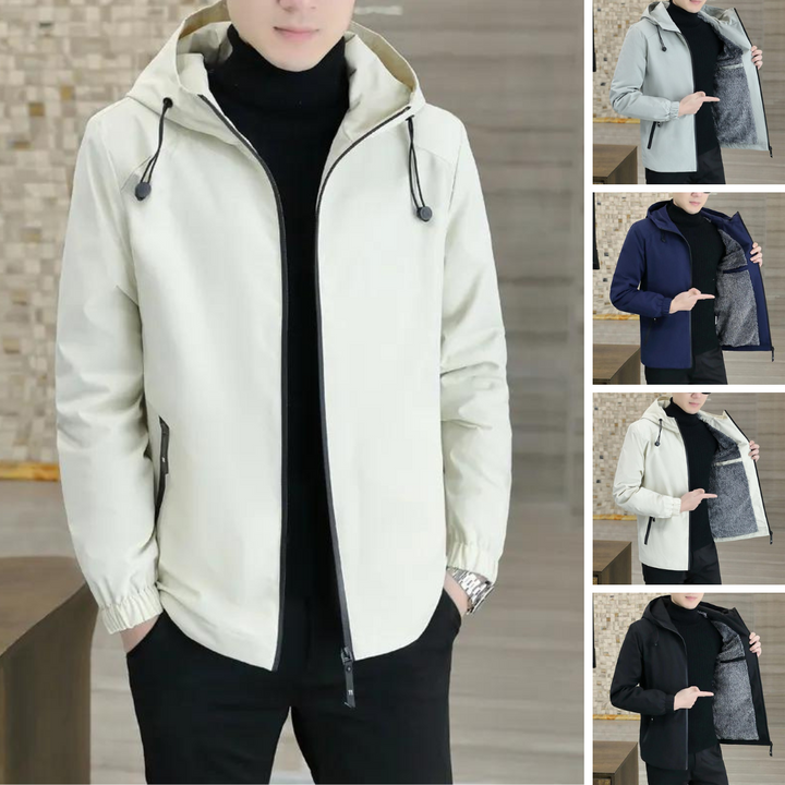 Quinten | Trendy hoodie jack voor heren