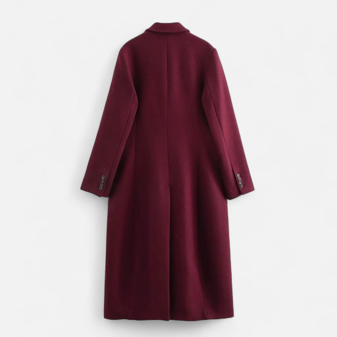 Radmila | Strakke Dubbelzijdige Vloeibare Trenchcoat
