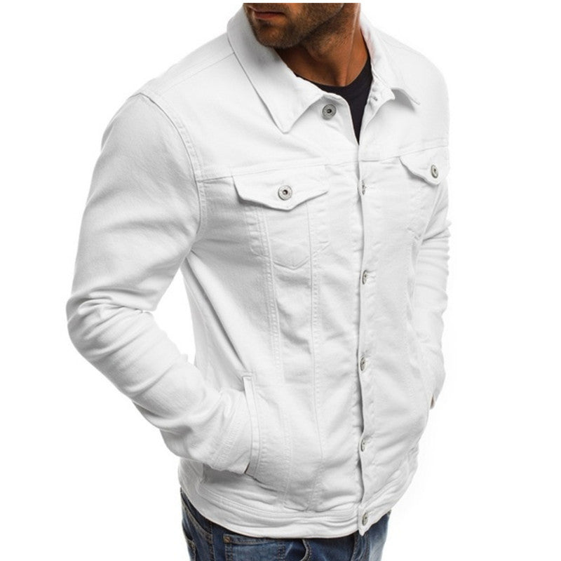 Stijlvolle Casual Heren Spijkerjack met Comfortabele Pasvorm