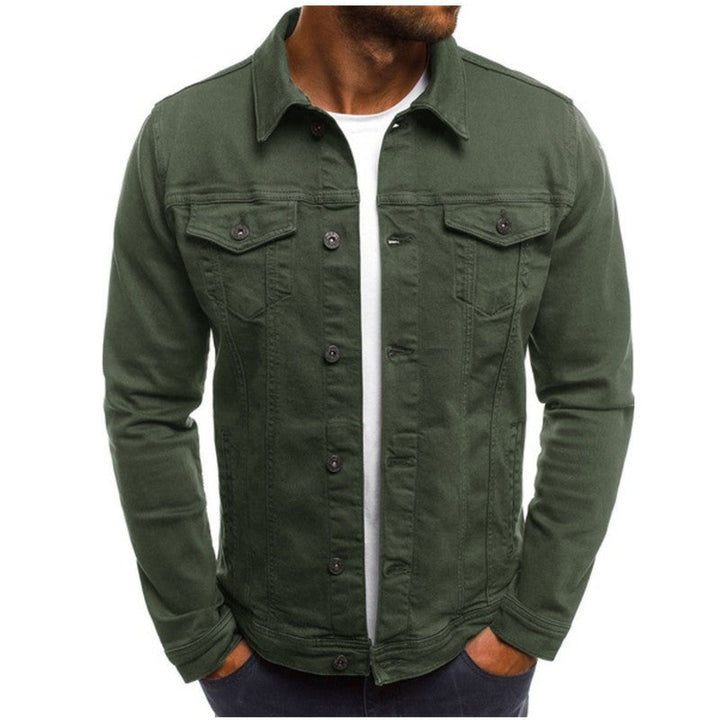Stijlvolle Casual Heren Spijkerjack met Comfortabele Pasvorm