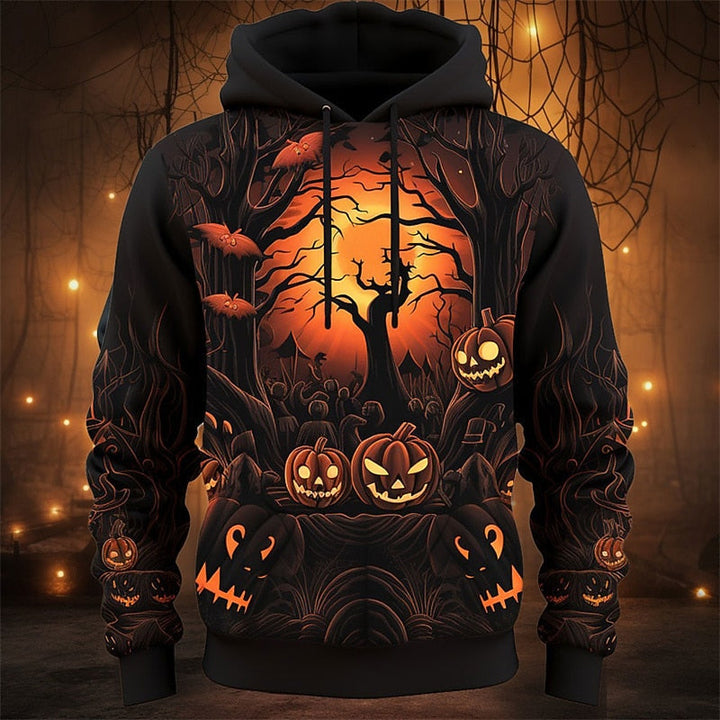 Holden | Halloween Pompoen Grafische Hoodie