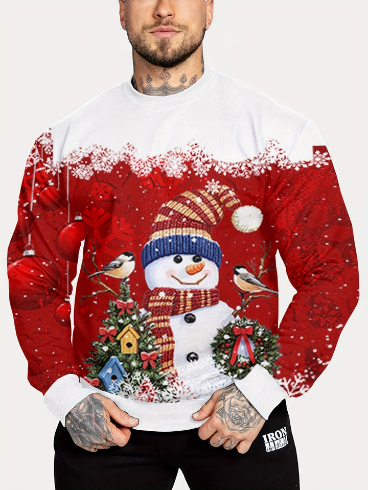 Ruben | Heren kerstman en rendier crewneck sweatshirt