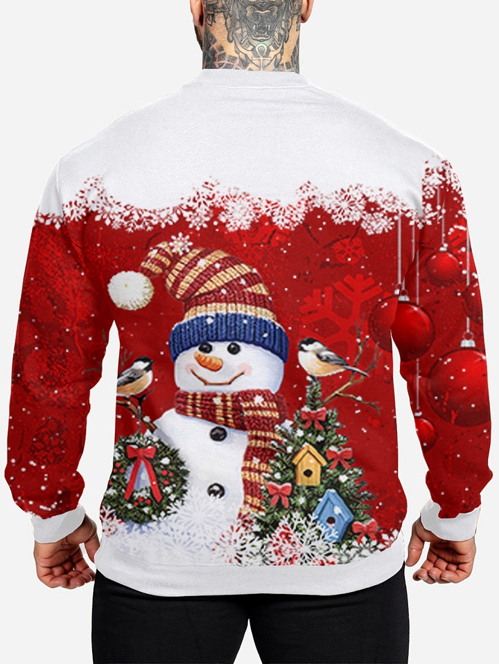 Ruben | Heren kerstman en rendier crewneck sweatshirt