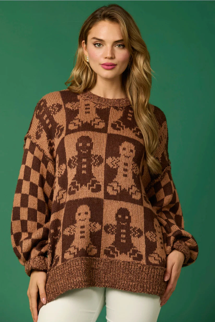 Saar | Crew-Neck Geribbelde Nonchalante Trui