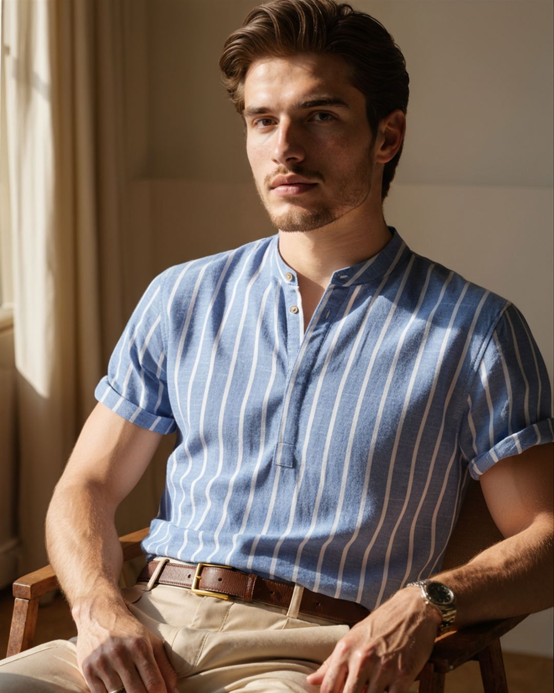 Sailor Polo Shirts Heren Korte Mouwen Casual