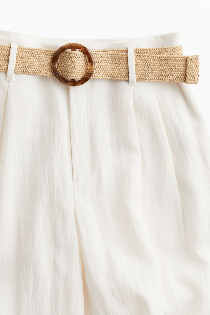 Sara | Oversized broek met riem