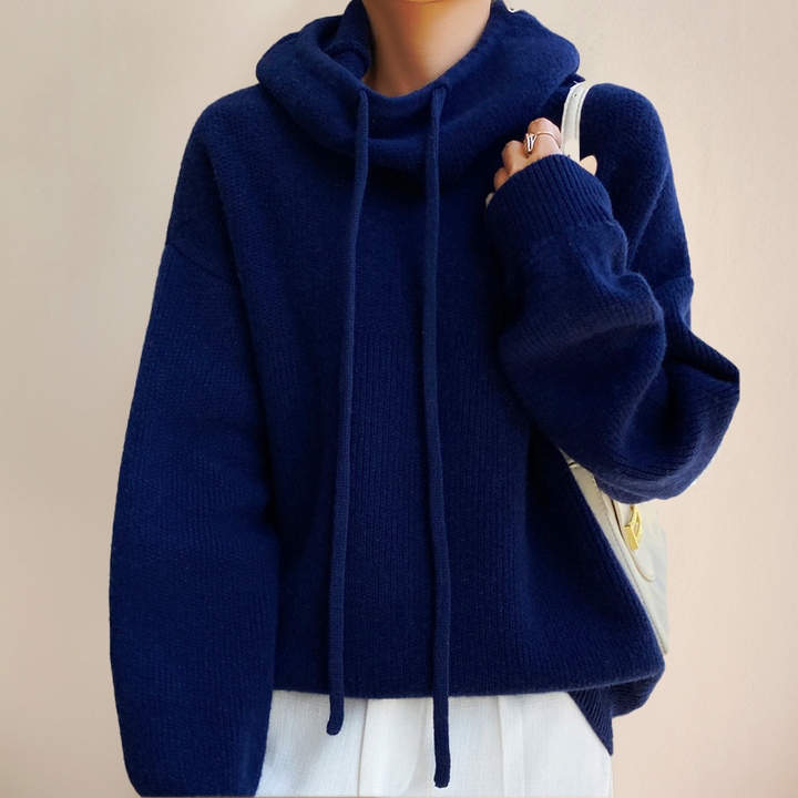 Elvire | Gezellige Hooded Pullover Stijl