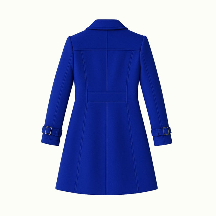Sena | Minimalistische Trenchcoat met Notch-Lapel en Fit-and-Flare
