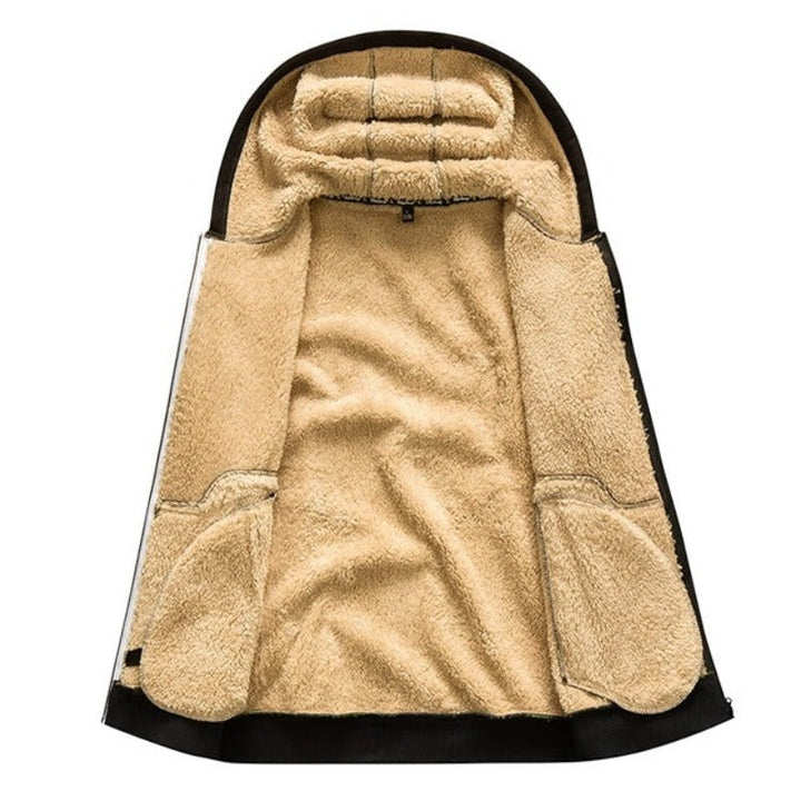 Sherpa | Wollen herenvest met capuchon