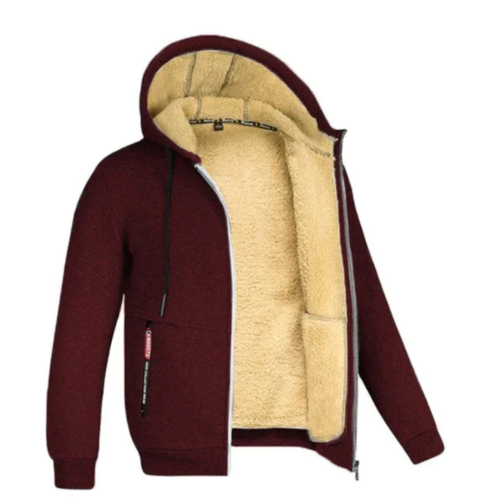 Sherpa | Wollen herenvest met capuchon