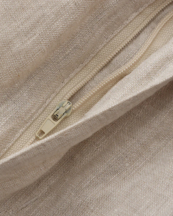 Shorts Heren Linnen Rechte Pasvorm Zomer Casual