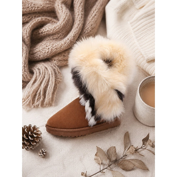 Ramona | Fluffy-Trimmed Winterlaarzen