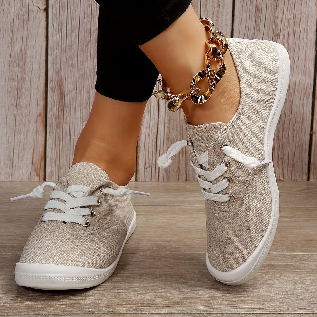 Sophie | Effen dames sneakers met casual stijl