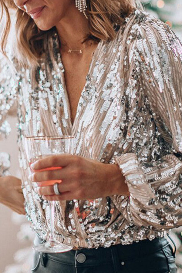 Sophie | Elegante glamourblouse