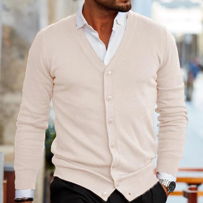 Stijlvol Heren Vest Comfortabele Casual Cardigan