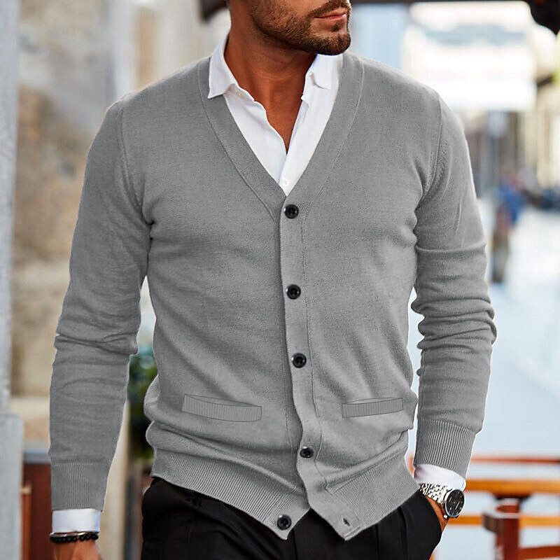 Stijlvol Heren Vest Comfortabele Casual Cardigan