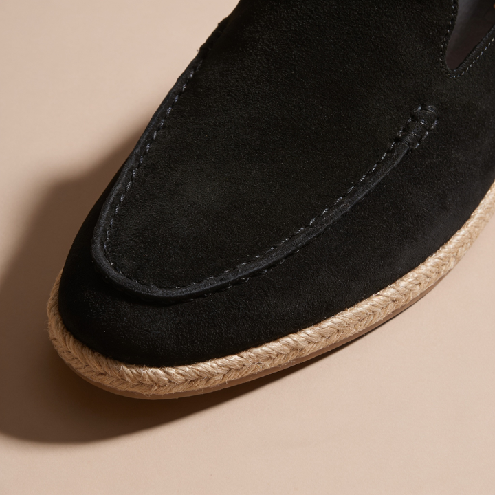 Suede Espadrille Loafers Heren Casual Zomer
