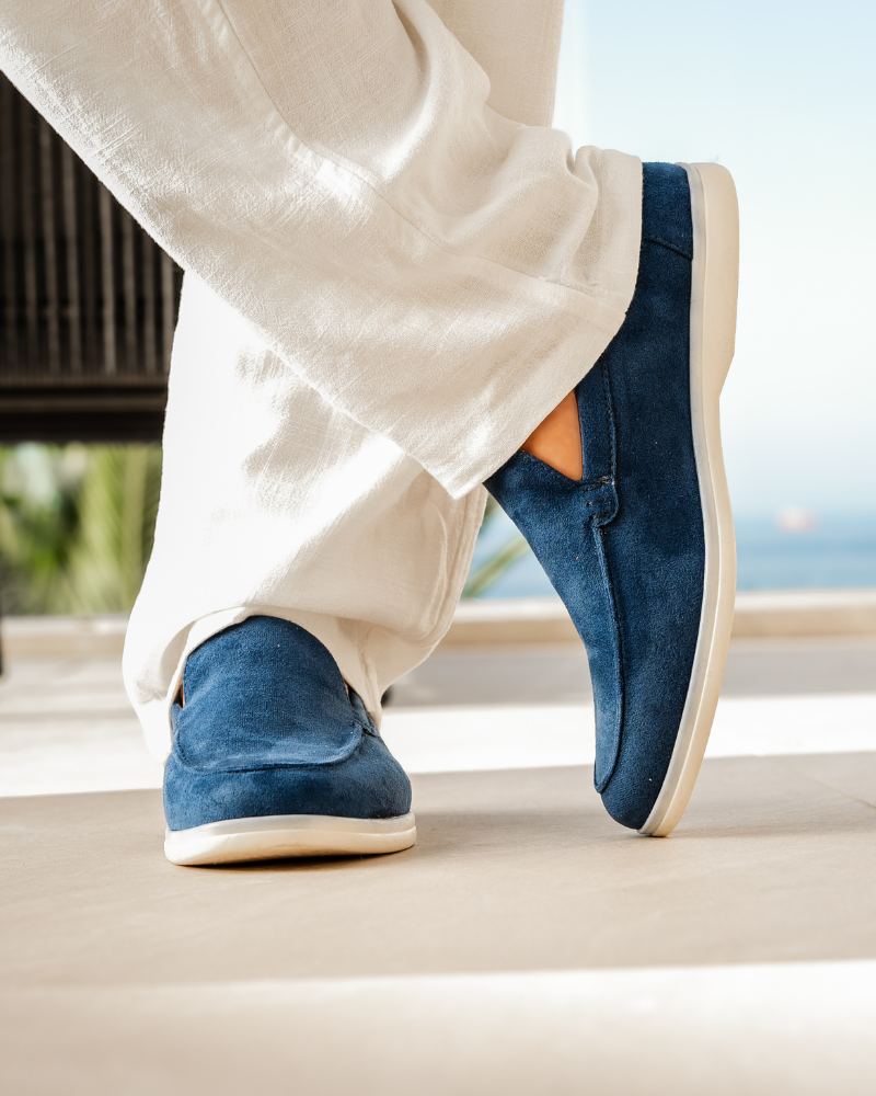 Suede Loafers Heren Casual Comfort Slip On