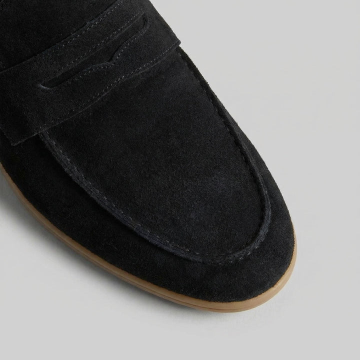 Suede Penny Loafers Heren Casual Formeel