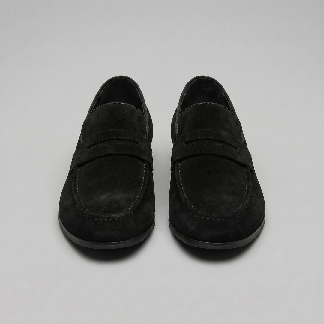 Suede Penny Loafers Heren Smart Casual