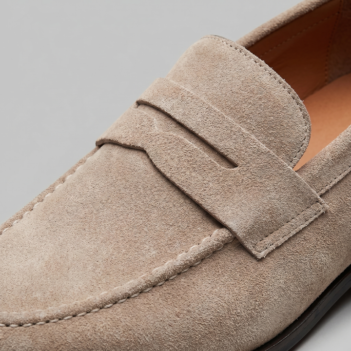 Suede Penny Loafers Heren Smart Casual