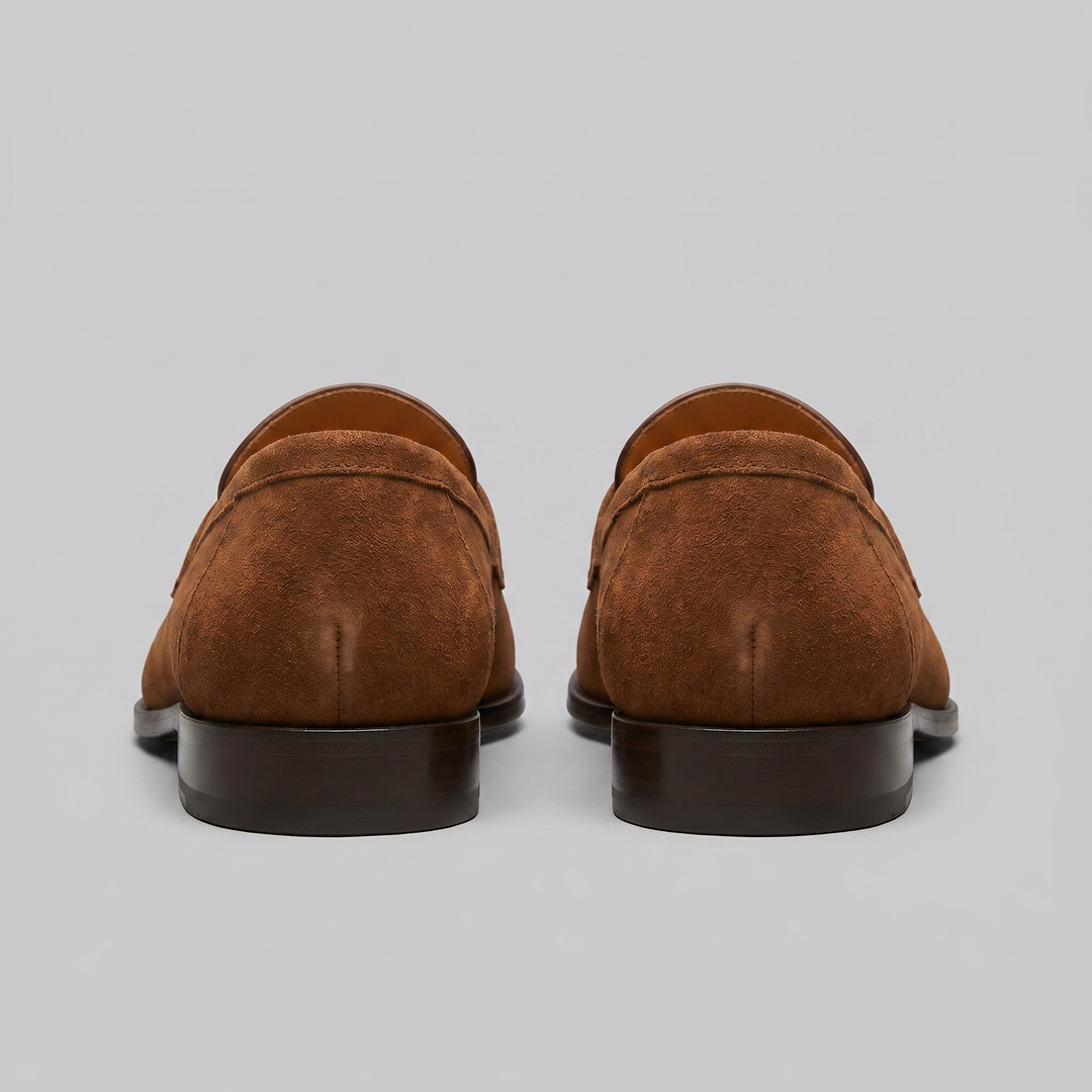 Suede Penny Loafers Heren Smart Casual
