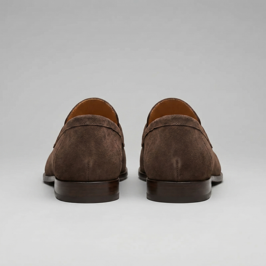 Suede Penny Loafers Heren Smart Casual