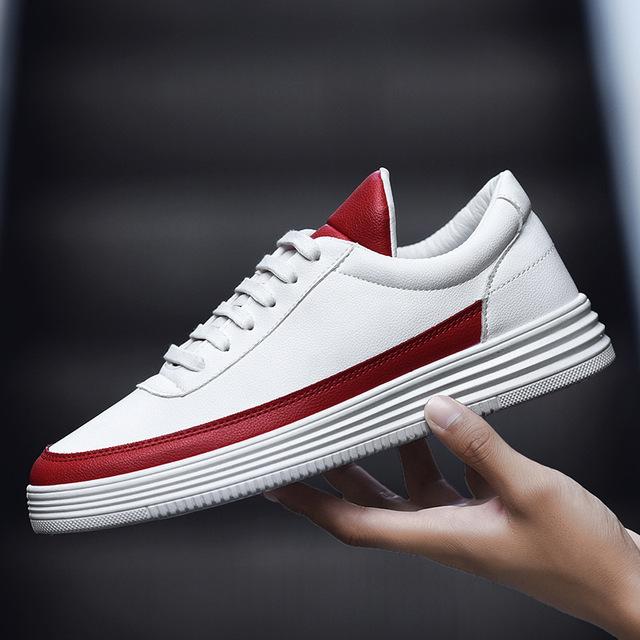 Sven | Casual leren heren sneakers