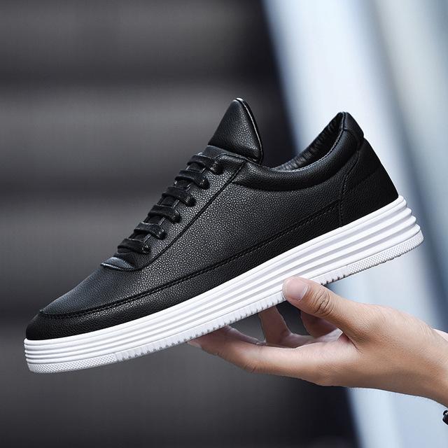 Sven | Casual leren heren sneakers