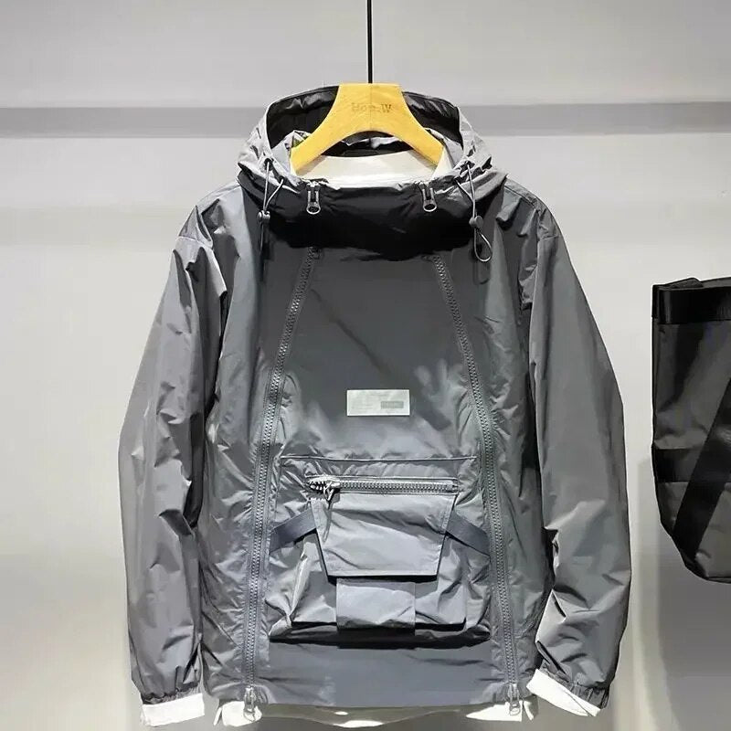 Sven | Dubbel Rits Hooded Jas