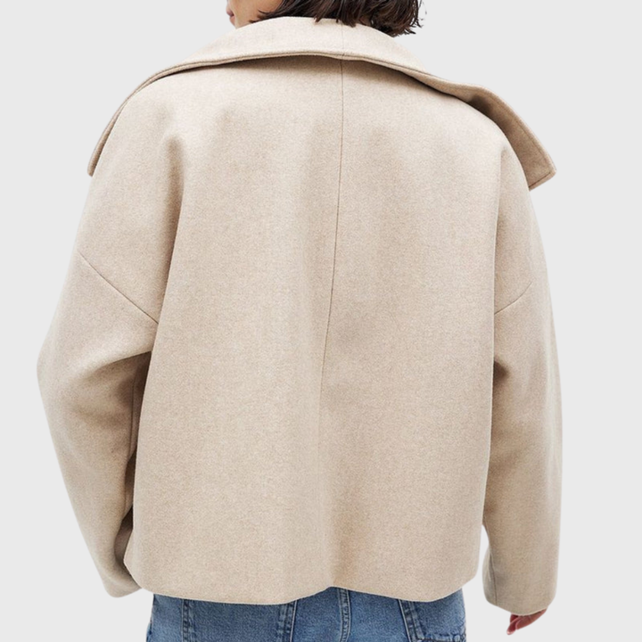Szilvia | Oversized Dubbelzijdig Sculpted Jas