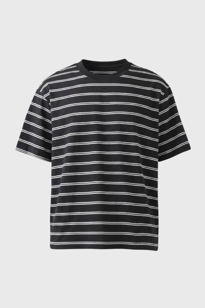 T-shirt Heren - Gestreept Oversized | Korte Mouwen