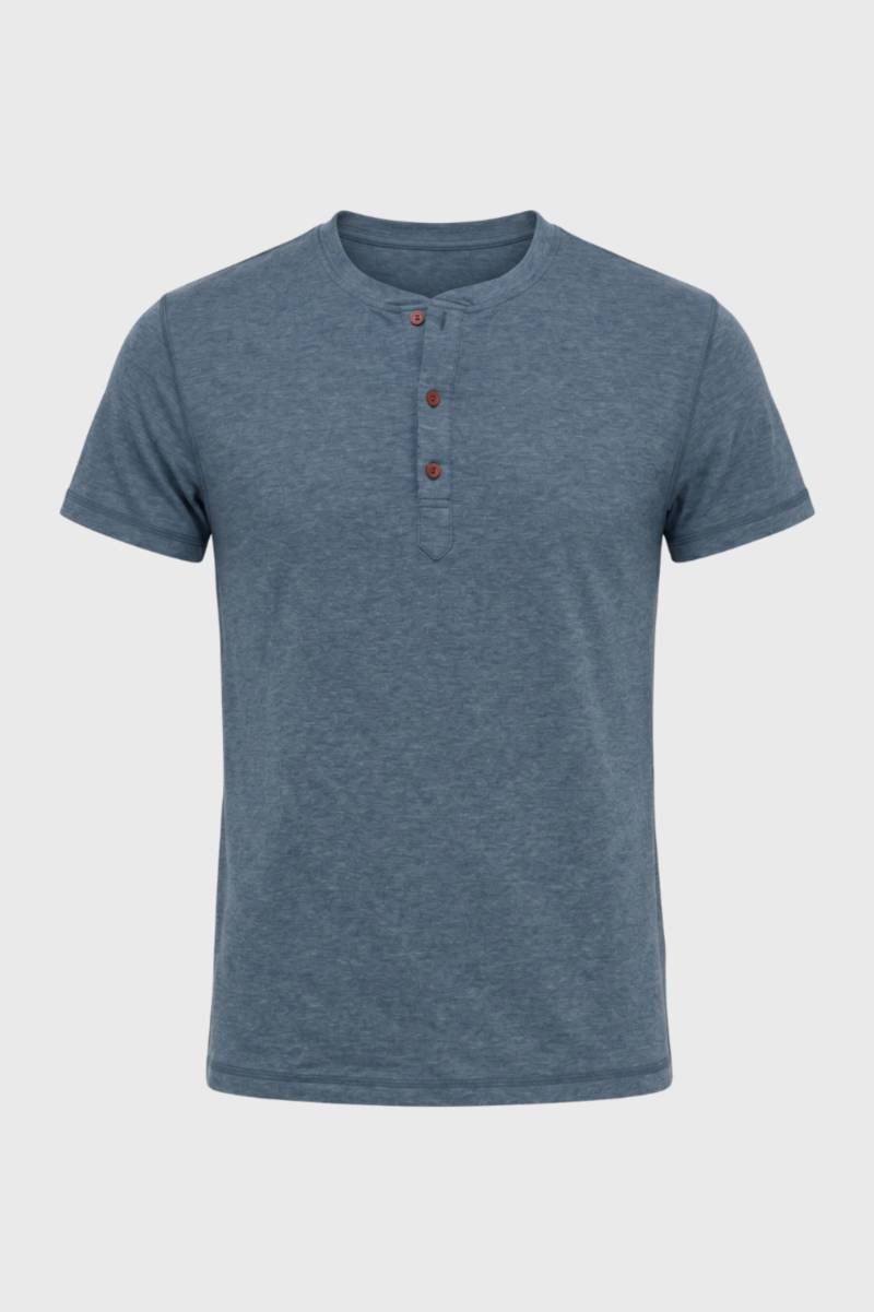T-Shirt Heren - Henley met Knoopsluiting | Casual Stijl