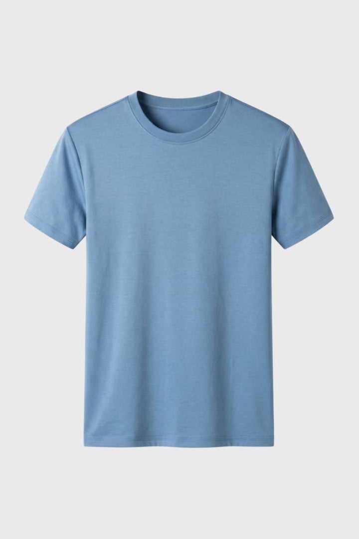 T-shirt Heren Regular Fit Ronde Hals Korte Mouwen Casual