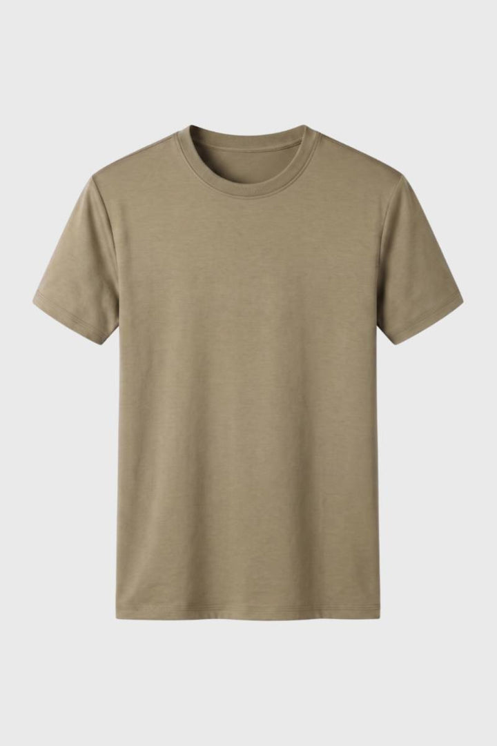 T-shirt Heren Regular Fit Ronde Hals Korte Mouwen Casual