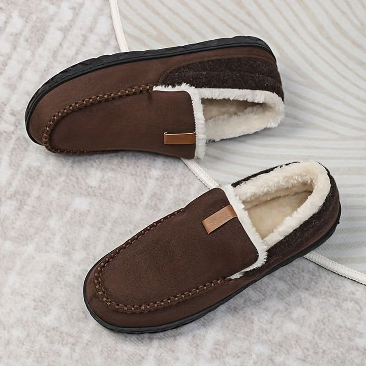 TERRAWOOL – Warme Heren Instap Schoenen Gemaakt van Synthetische Wol