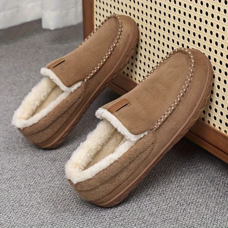 TERRAWOOL – Warme Heren Instap Schoenen Gemaakt van Synthetische Wol