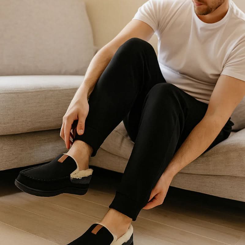 TERRAWOOL – Warme Heren Instap Schoenen Gemaakt van Synthetische Wol